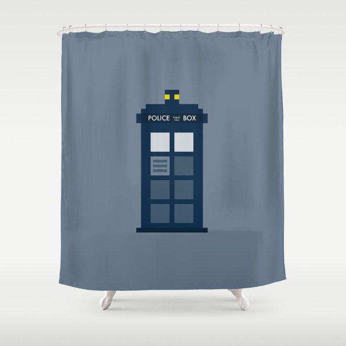 Doctor Who Tardis Shower Curtain By Breakfaststudio Society6
