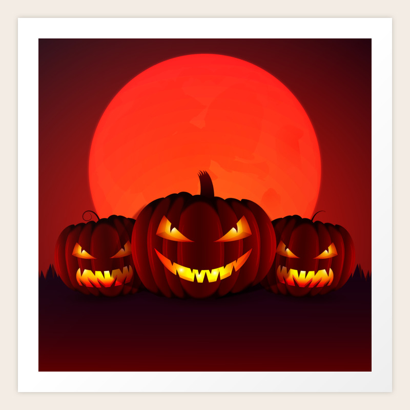 Happy Halloween 3 Pumpkins Art Print By Createdprototype Society6 There are lots of new ornamental things accessible in the market yet customarily we can't overlook. happy halloween 3 pumpkins art print by createdprototype