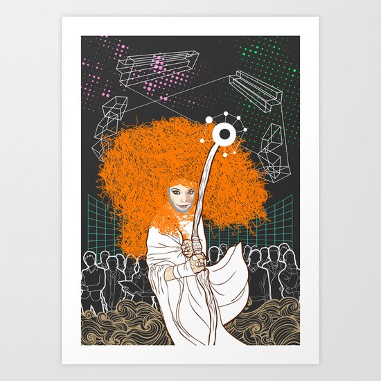 Biophilia Bjork Art Print