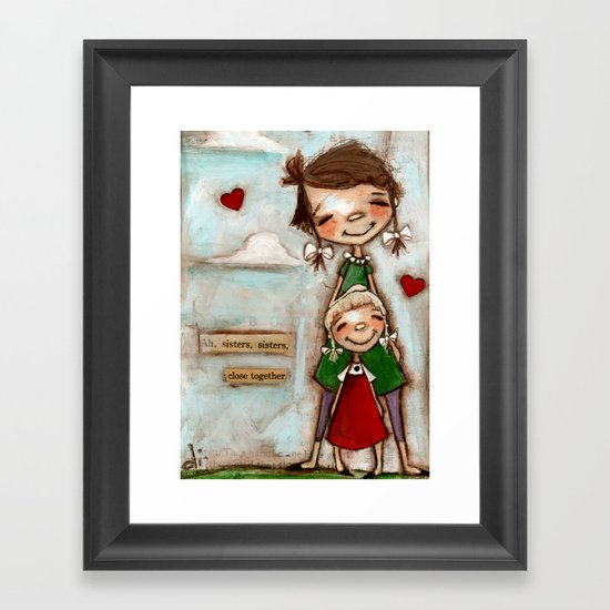 Close Together Framed Art Print