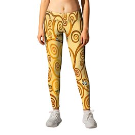 Gustav Klimt The Tree of Life Leggings