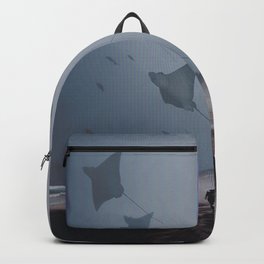 117 Backpack | Popart, Wonder, Space, Graphicdesign, Graphic, Landscape, Sharks, Nature, Man, Minimalist 