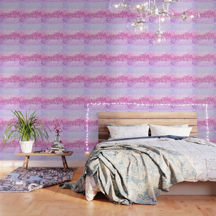 Pink Purple Room Wallpaper We call it the cotton candy room.in the best possible pink rose wallpaper decor for princess girls bedroom nursery ideas. pink purple room wallpaper