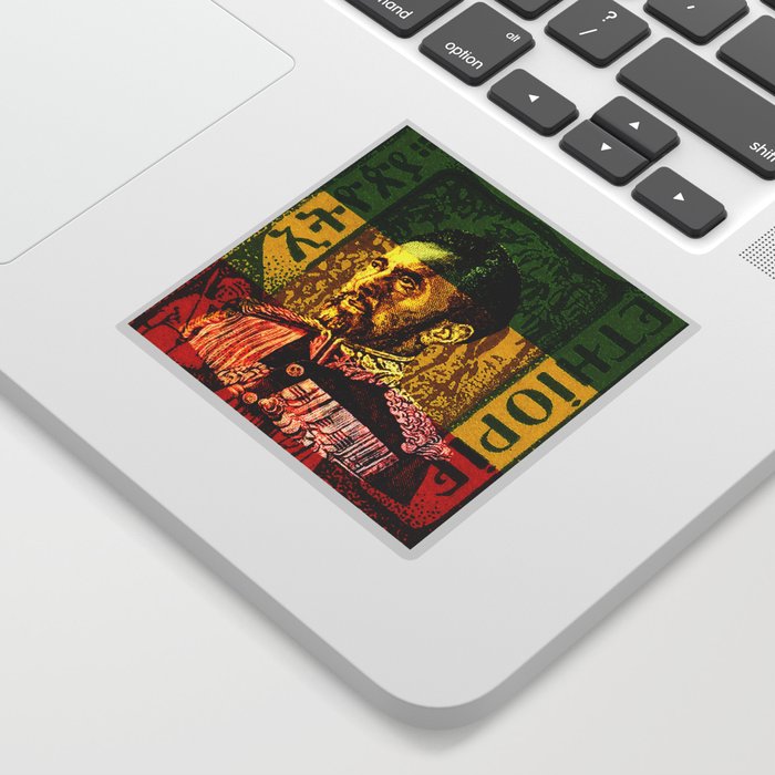 Haile Selassie King Sticker