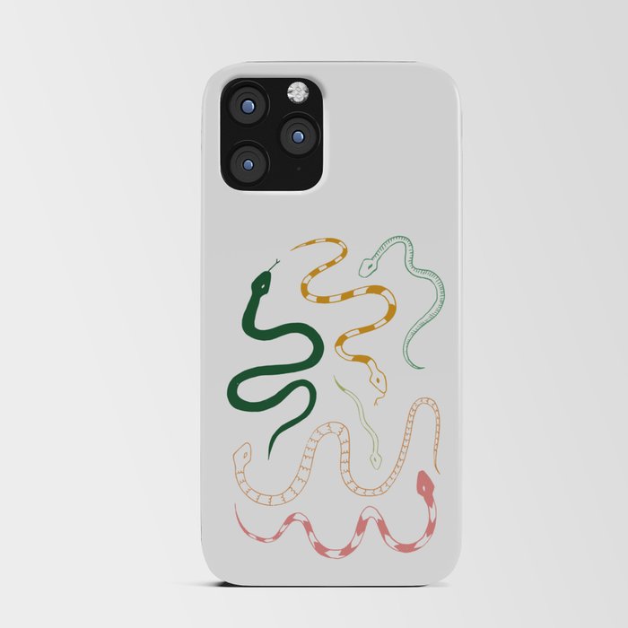 Green SNAKE iPhone Card Case