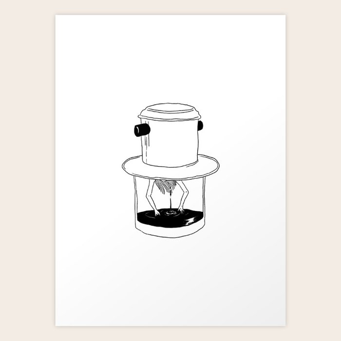 Vietnamese coffee. Art Print by Bifng Society6