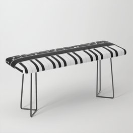 Stylish black and white piano ...