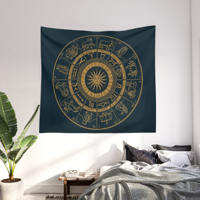 Custom birth chart tapestry 2025