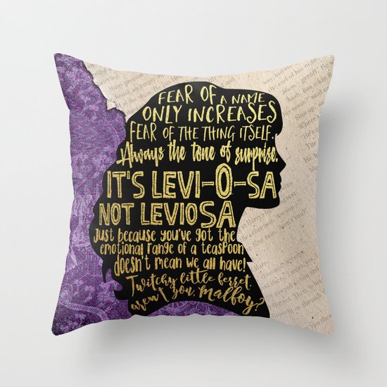 Hermione - Character Pillow Throw Pillow