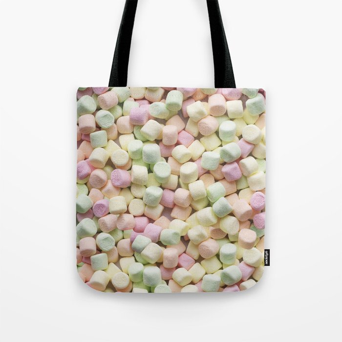 Mini Marshmallow Photo Pattern Tote Bag