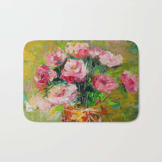 magic roses Bath Mat