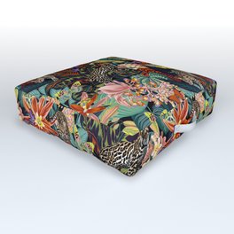 Tropical Wild Cats Outdoor Floor Cushion