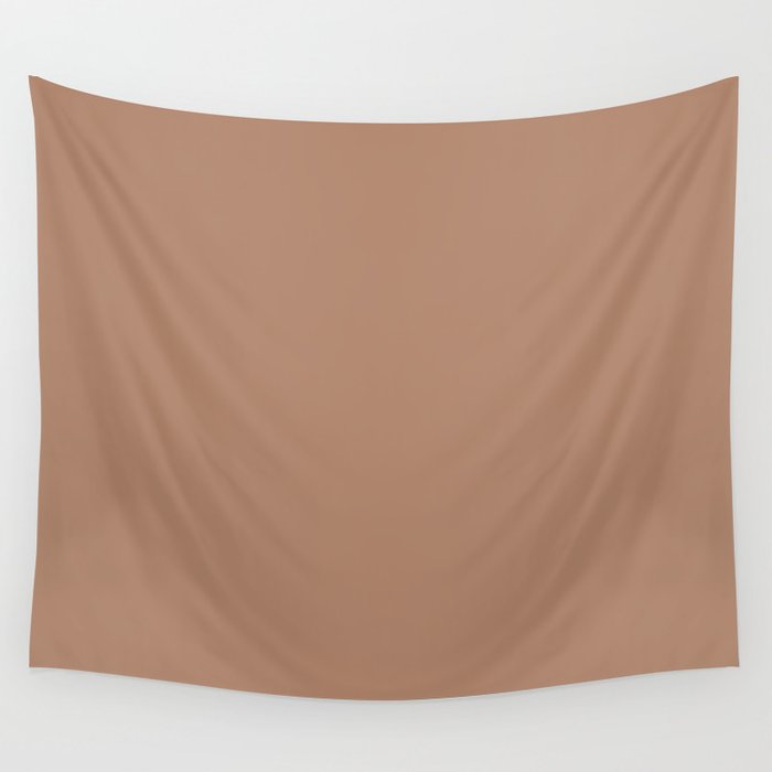 CAMEL SOLID COLOR. Light brown plain pattern Wall Tapestry