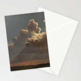 "Cloud Study" by Knud Baade, circa 1830s Stationery Card