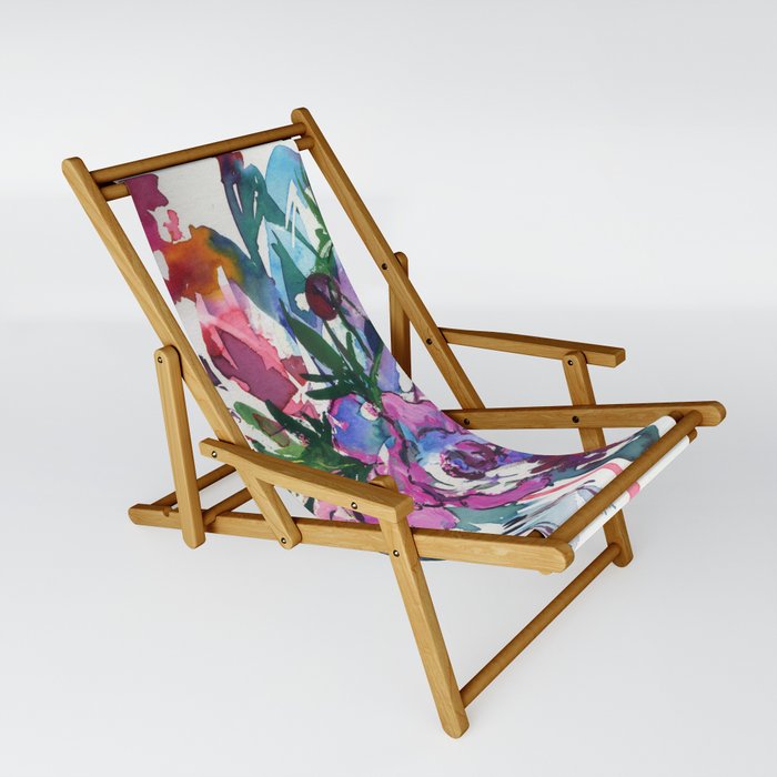 in shadow: fuchsia Sling Chair