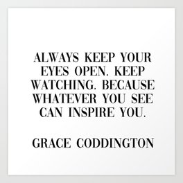 grace coddington quote Art Print