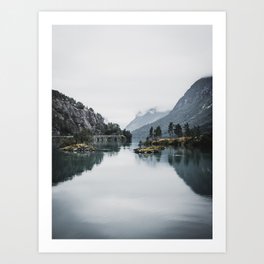 Mountain Lake Morning Art Print