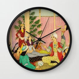 King Agib by Rudolf Koivu Wall Clock