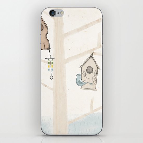 Bird house iPhone & iPod Skin