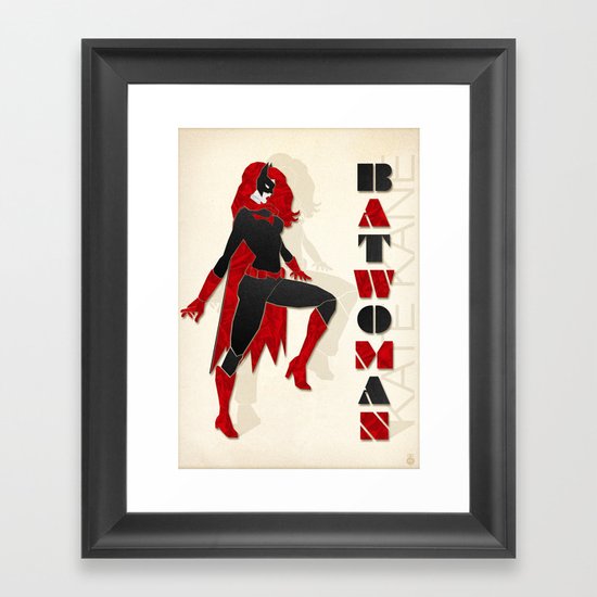 Batwoman Framed Art Print