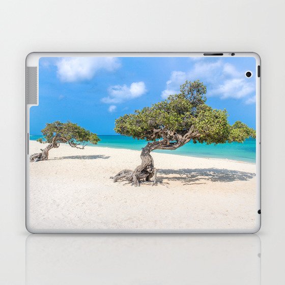 Caribbean Island, Eagle Beach, Aruba Laptop & iPad Skin