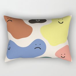 Emotional Shapes Rectangular Pillow