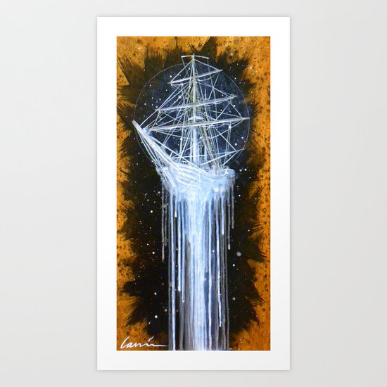 "Man-O-War II" Art Print