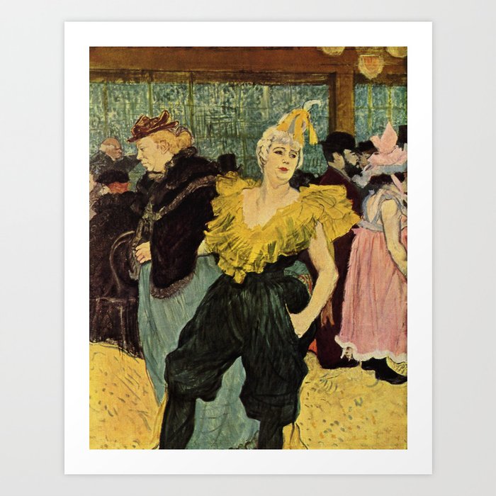 Henri De Toulouse-Lautrec La Clownesse 1895 Art Print