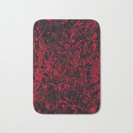 Remnants Red Bath Mat | Abstractwallart, Remnants, Redandblack, Expressionistdecor, Expressionistart, Abstracthomedecor, Painting 