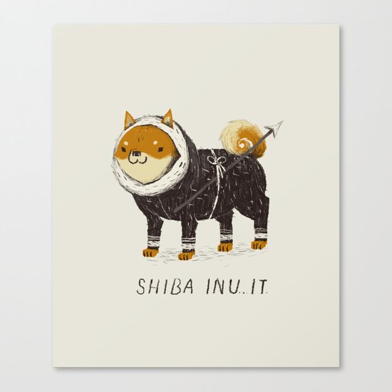 shiba inu-it Canvas Print