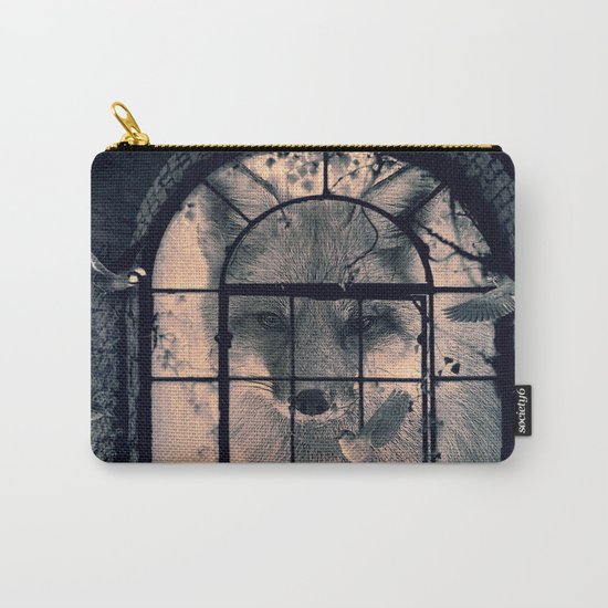 FOX AND BIRDS Carry-All Pouch