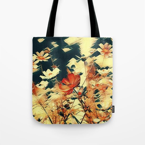 Cosmos in Abstract Tote Bag