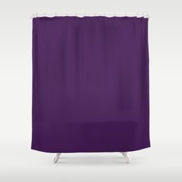 American Purple, Dark Solid Colour Shower Curtain