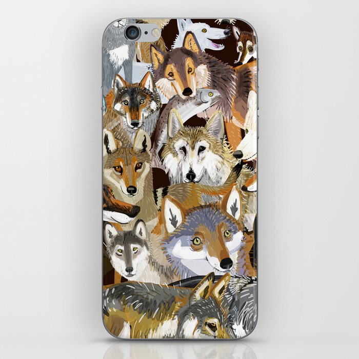 Wolves o´clock (Time to Wolf) iPhone Skin