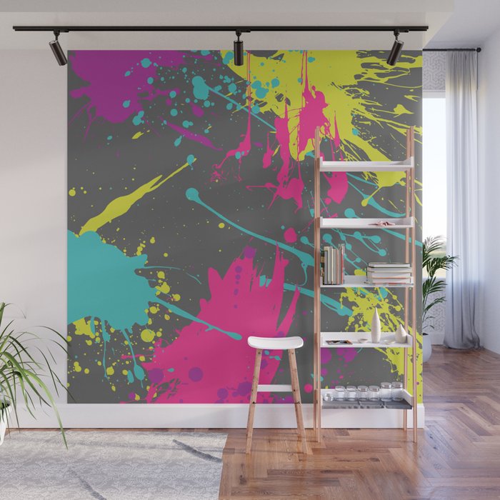 cool splatter paint wall cool splatter paint wall