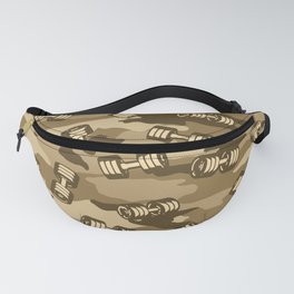 Dumbbell Gym Camo DESERT Fanny Pack