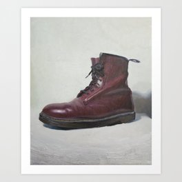 Charlotte's boot Art Print