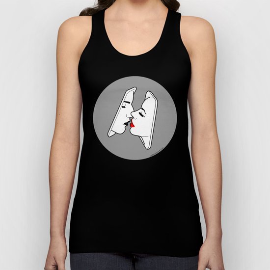 Smart kiss Unisex Tank Top
