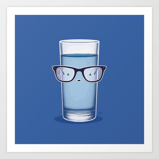 Glasses Art Print