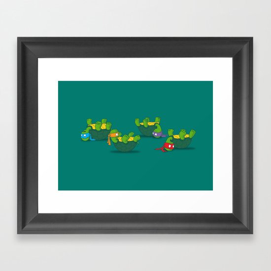 Now what? Framed Art Print