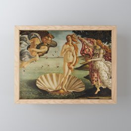 The Birth of Venus by Sandro Botticelli Framed Mini Art Print