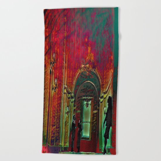 The Crushing Weight of Defeat: Divide Beach Towel