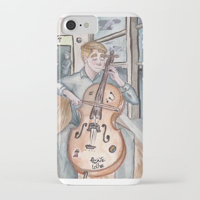 Cellist Watercokor iPhone Case