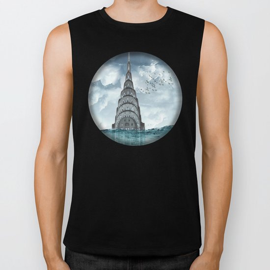 above the water line Biker Tank