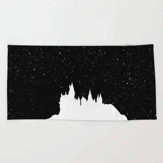 Hogwarts Space Beach Towel
