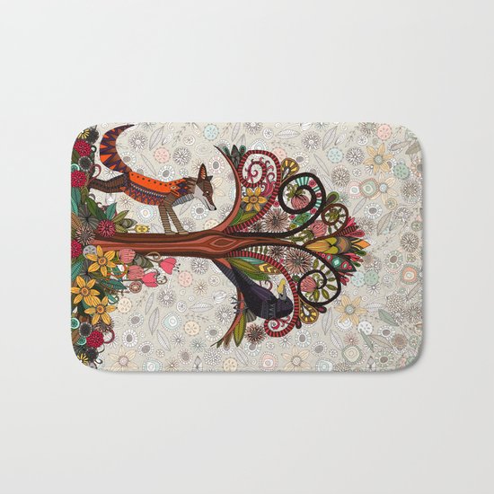 fox and crow Bath Mat