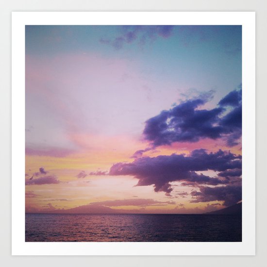 wish you were here Art Print