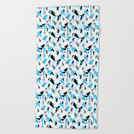 Immature Ocean Beach Towel