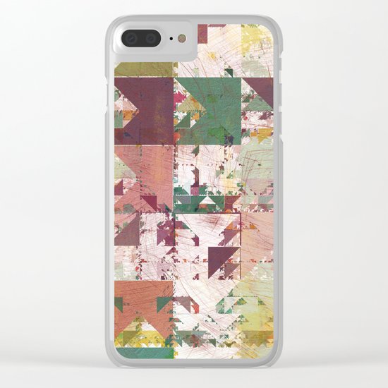 Aztec Vintage Pattern 12 Clear iPhone Case