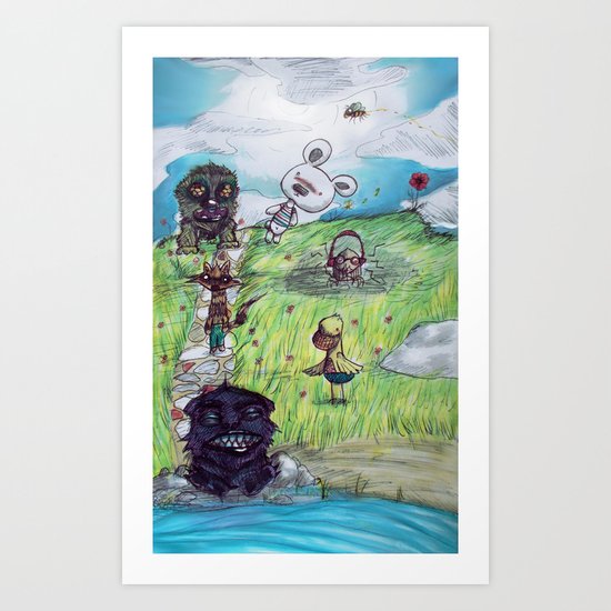 Only Dreams like Today Art Print